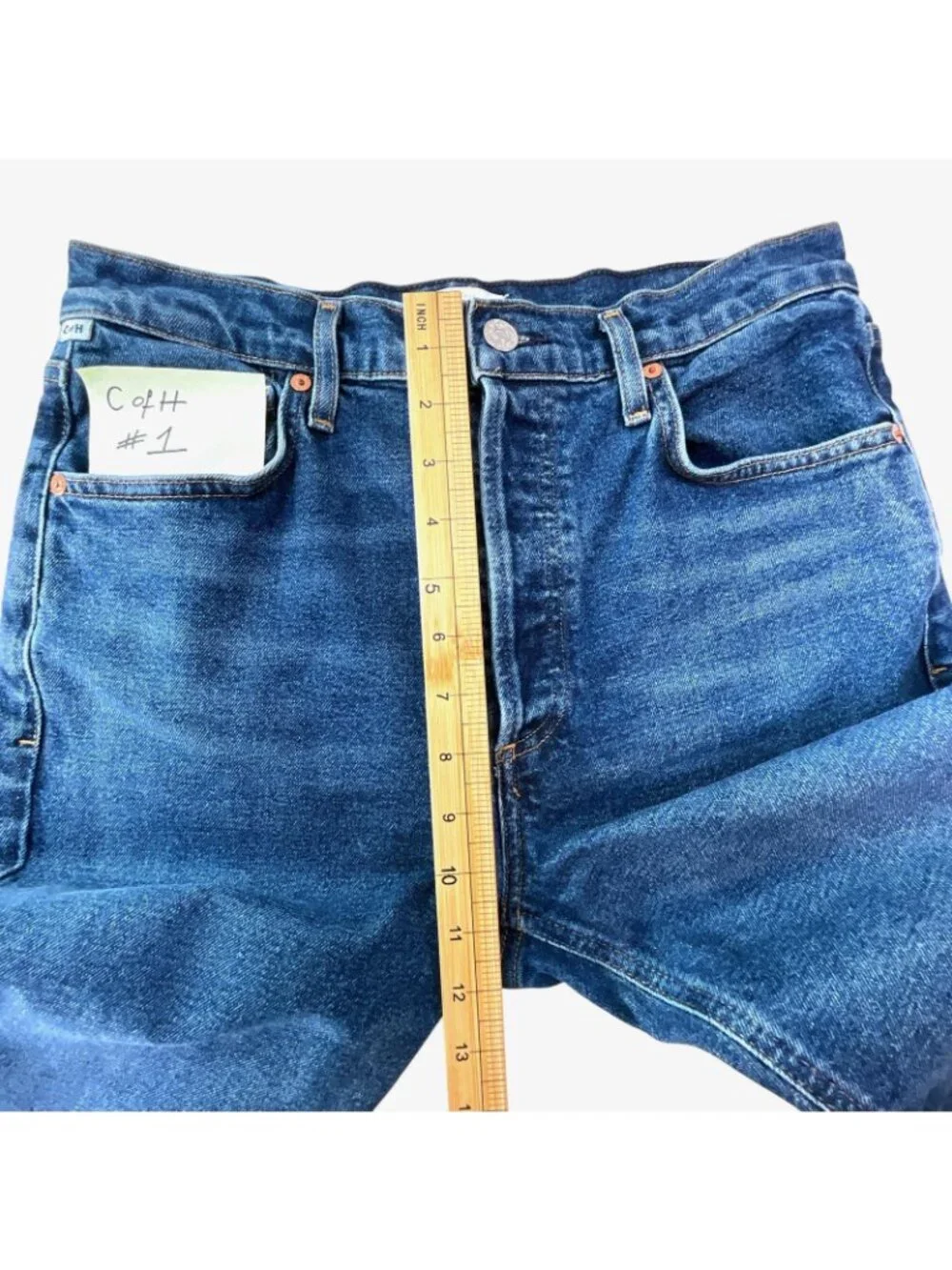 Citizens Of Humanity Jolene Jeans Womens 28 Blue High Rise Straight Denim